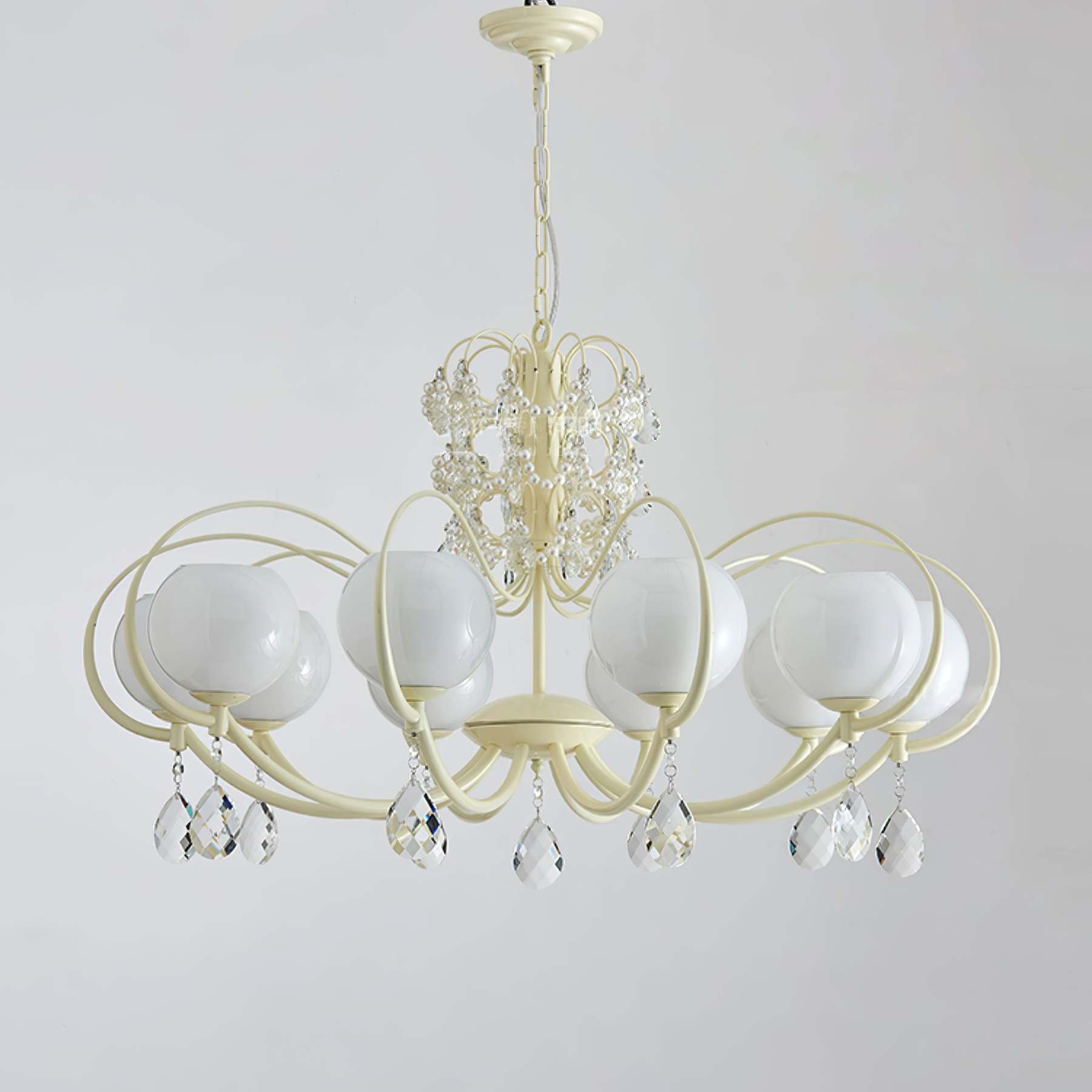 Doria Crystal Chandelier with 6/8/10 heads-Sylvia Space