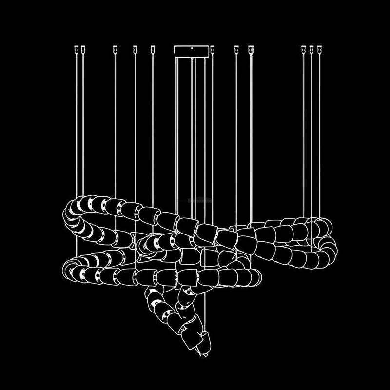 Gabriel Chandelier Style B-Sylvia Space