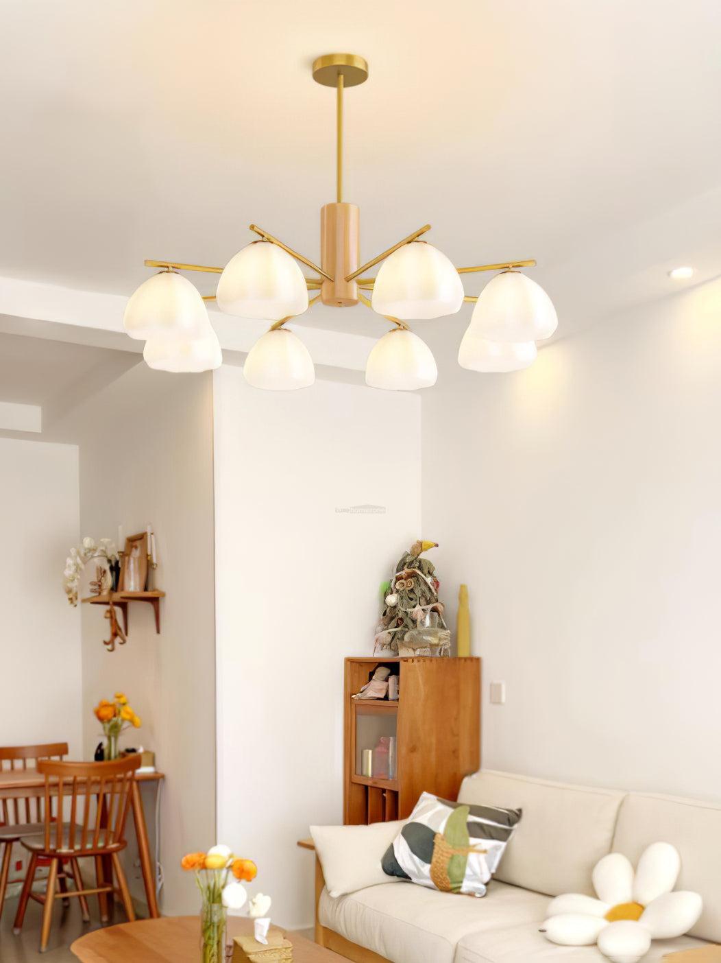 Little Clouds Round/Linear Chandelier-Sylvia Space