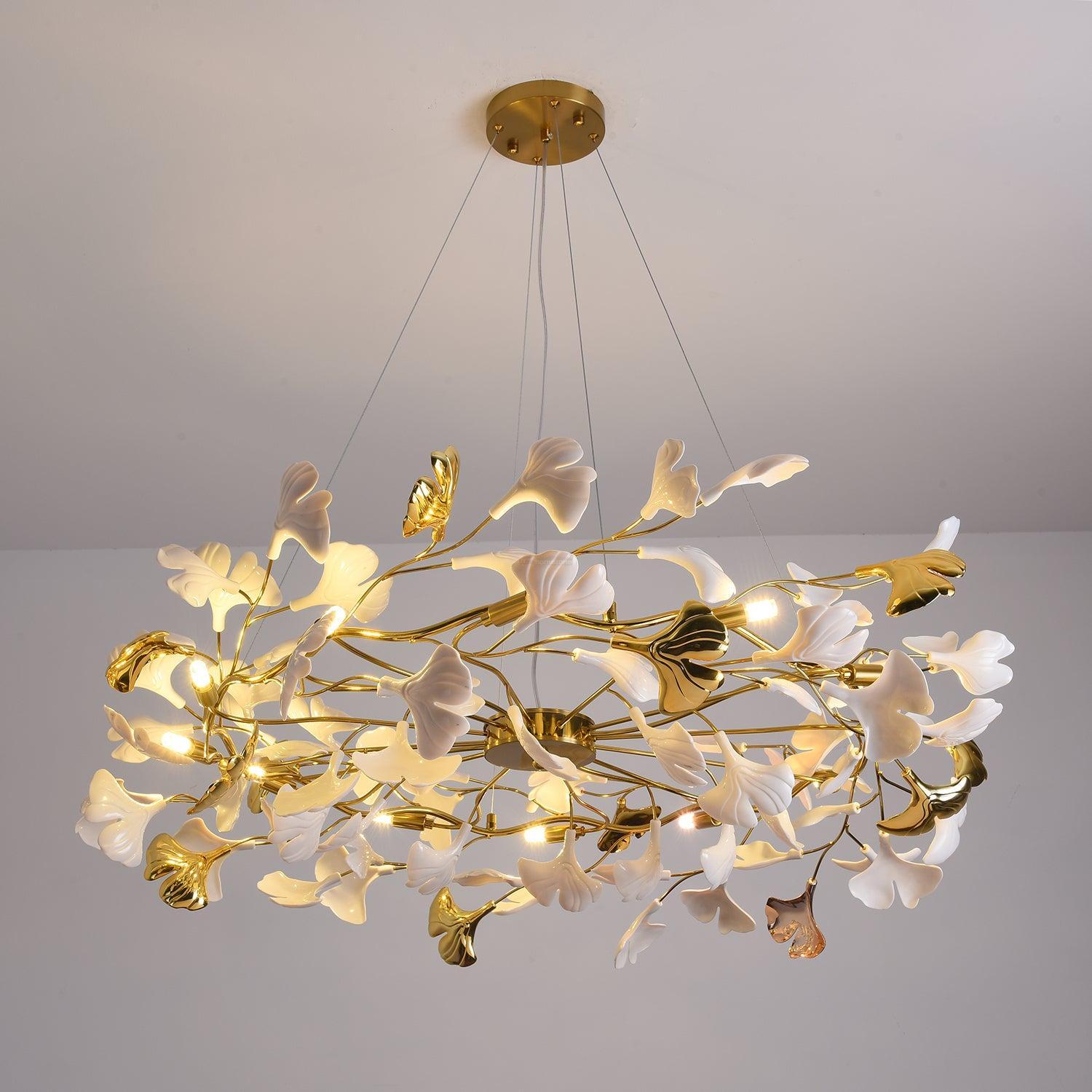 Gingko Chandelier Style P-Sylvia Space