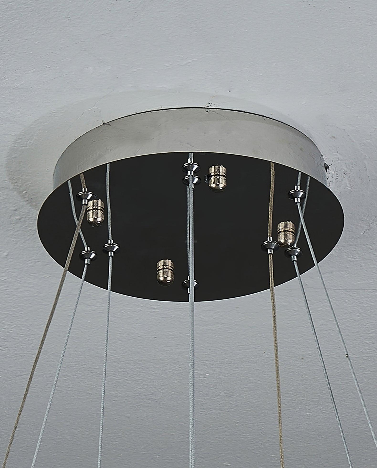 Tanager Geometric Round/Square Chandelier-Sylvia Space