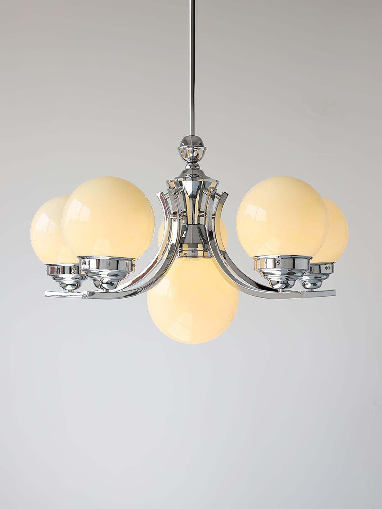 Dewdrop Globe Chandelier ∅ 21.7″-Sylvia Space