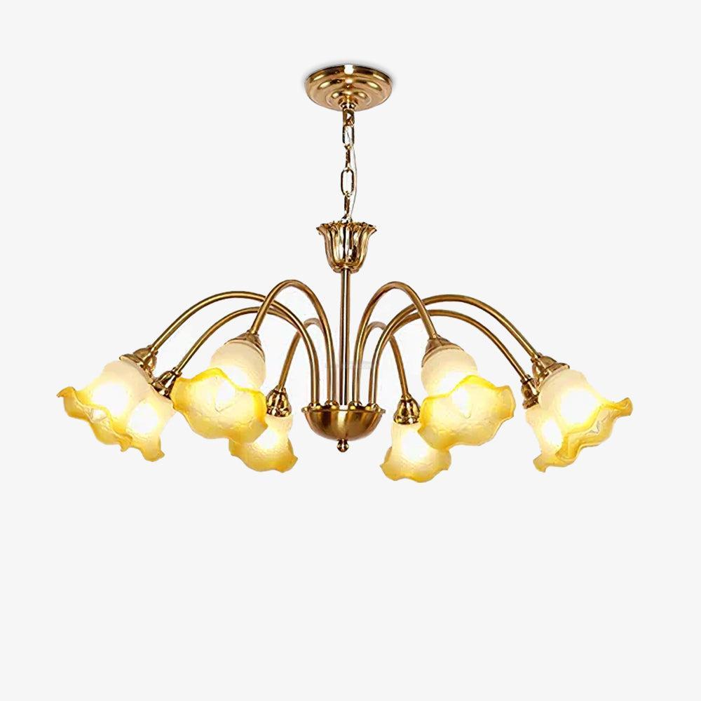 Morning Glory Chandelier ∅ 24.4″-Sylvia Space