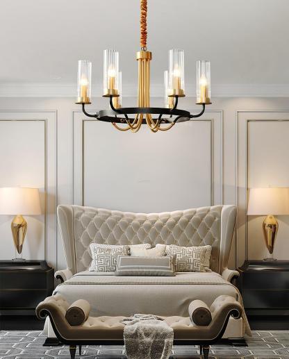 Kearney Chandelier Φ 27.2″-Sylvia Space