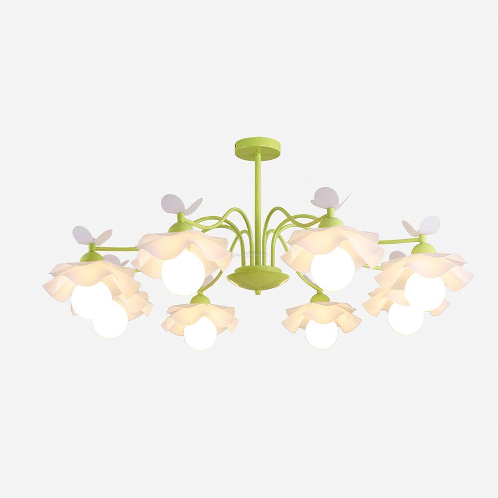 Murano Acrylic Chandelier with 3/5/8 heads-Sylvia Space