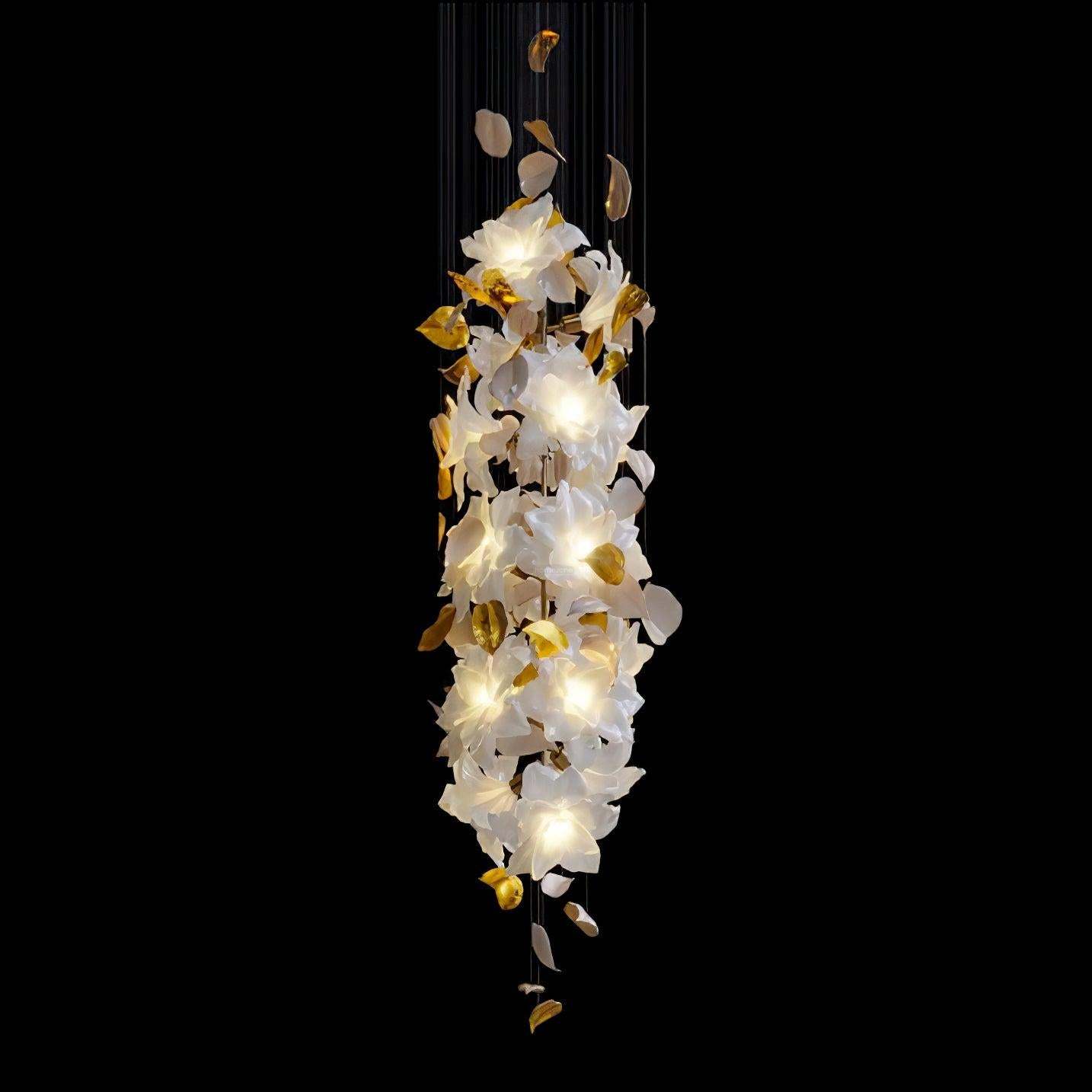 Flying Flowers Fluttering Chandelier with 6 Types-Sylvia Space