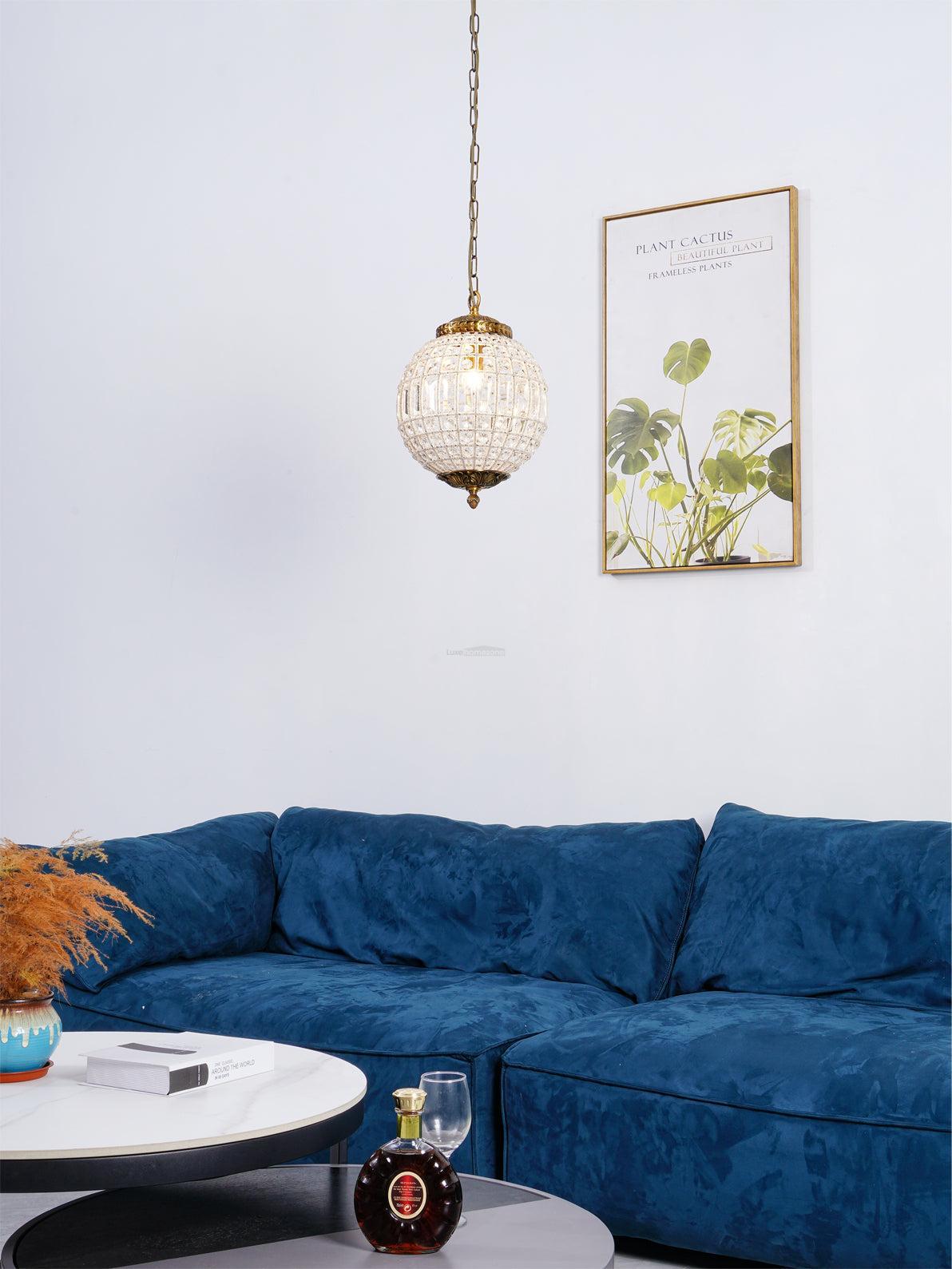 Traditional Globe Chandelier-Sylvia Space
