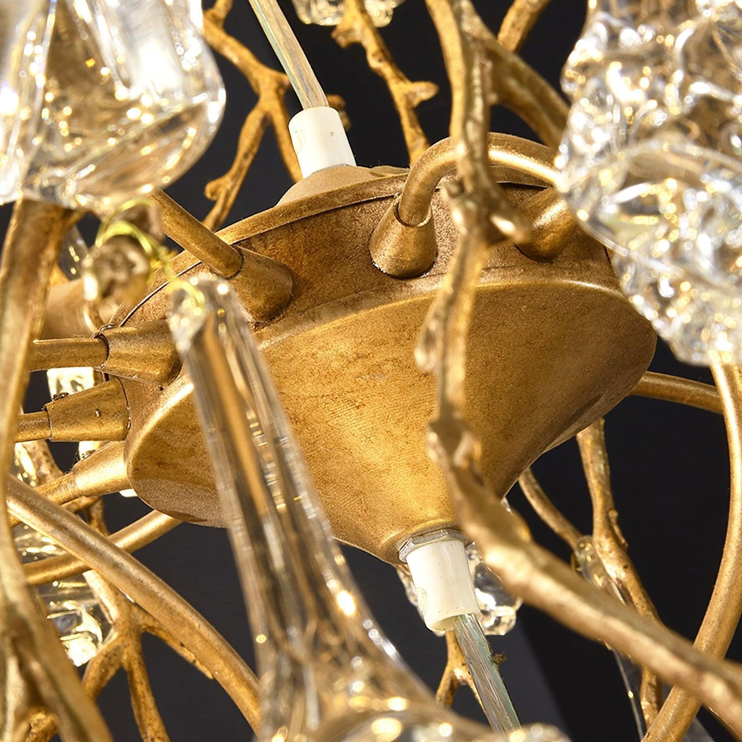 Tree Branch Staircase Chandelier ∅ 59″-Sylvia Space