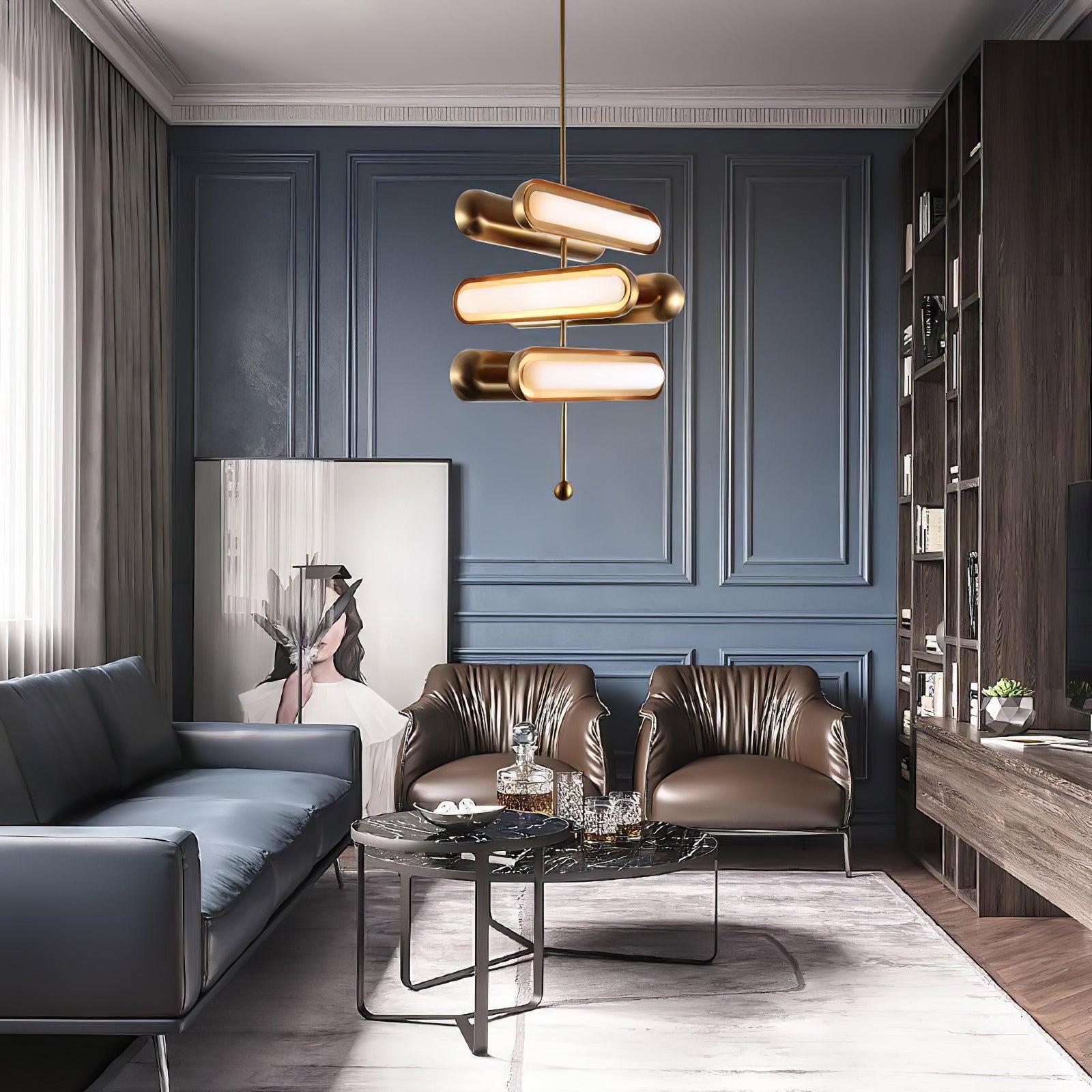 Capsule Chandelier ∅ 5.9″~∅ 39.4″-Sylvia Space