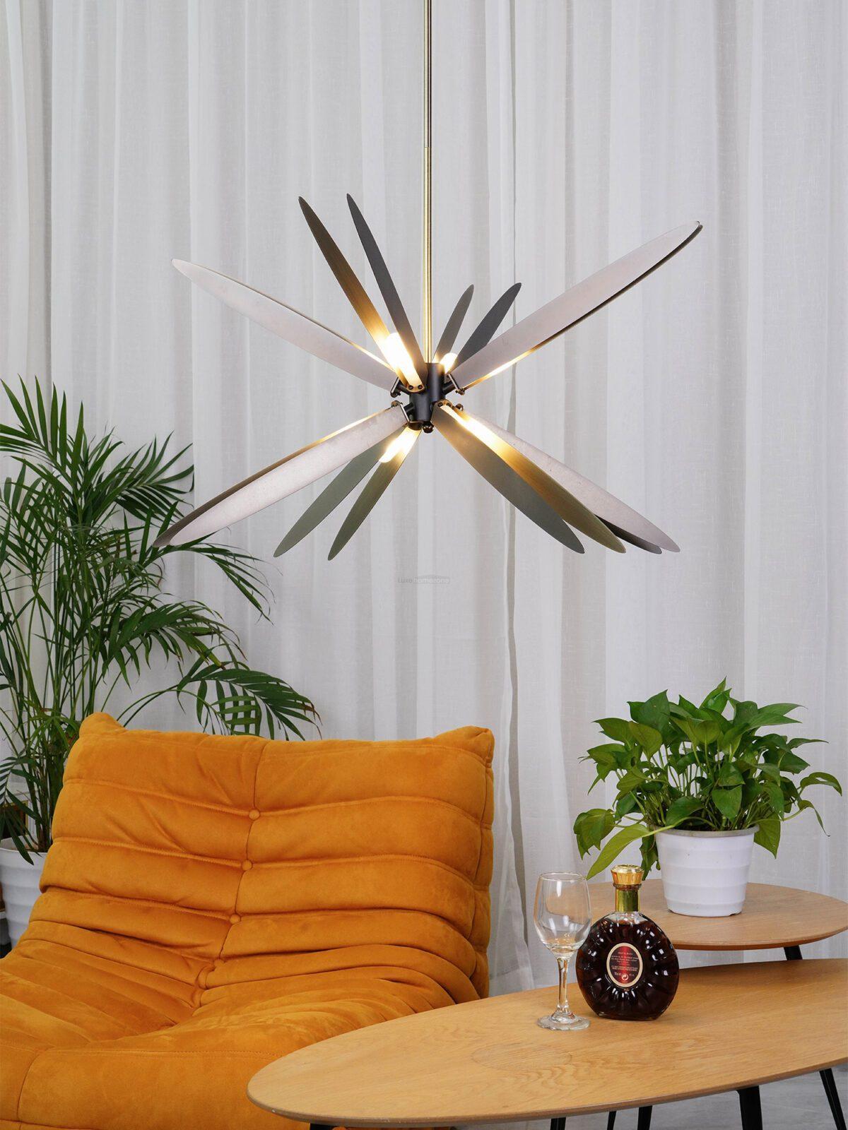 Libellule Chandelier ∅ 31.5″-Sylvia Space
