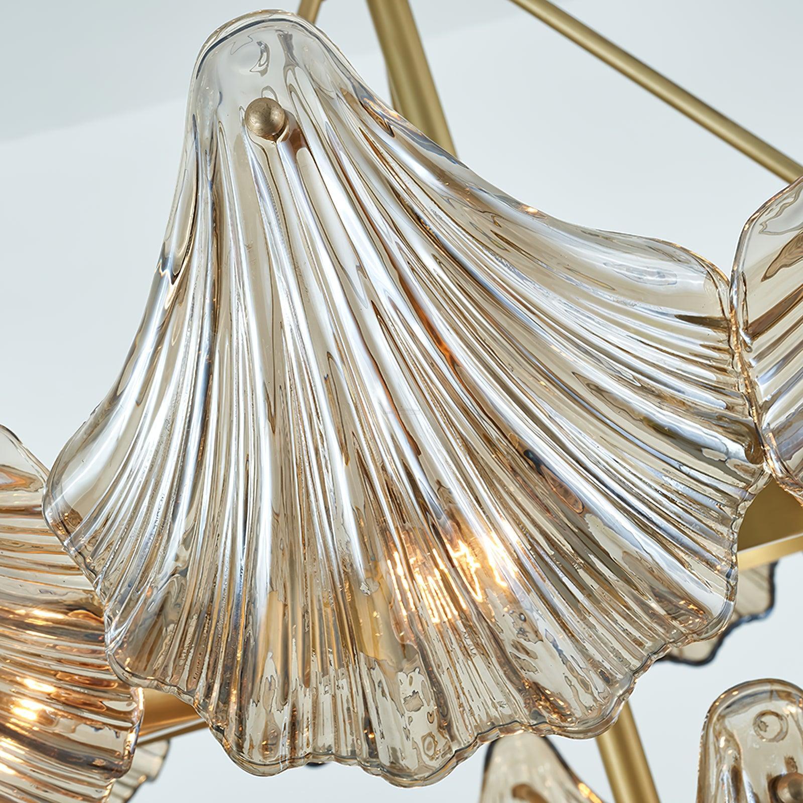 Shell Crystal Chandelier with 3/6/8 heads-Sylvia Space