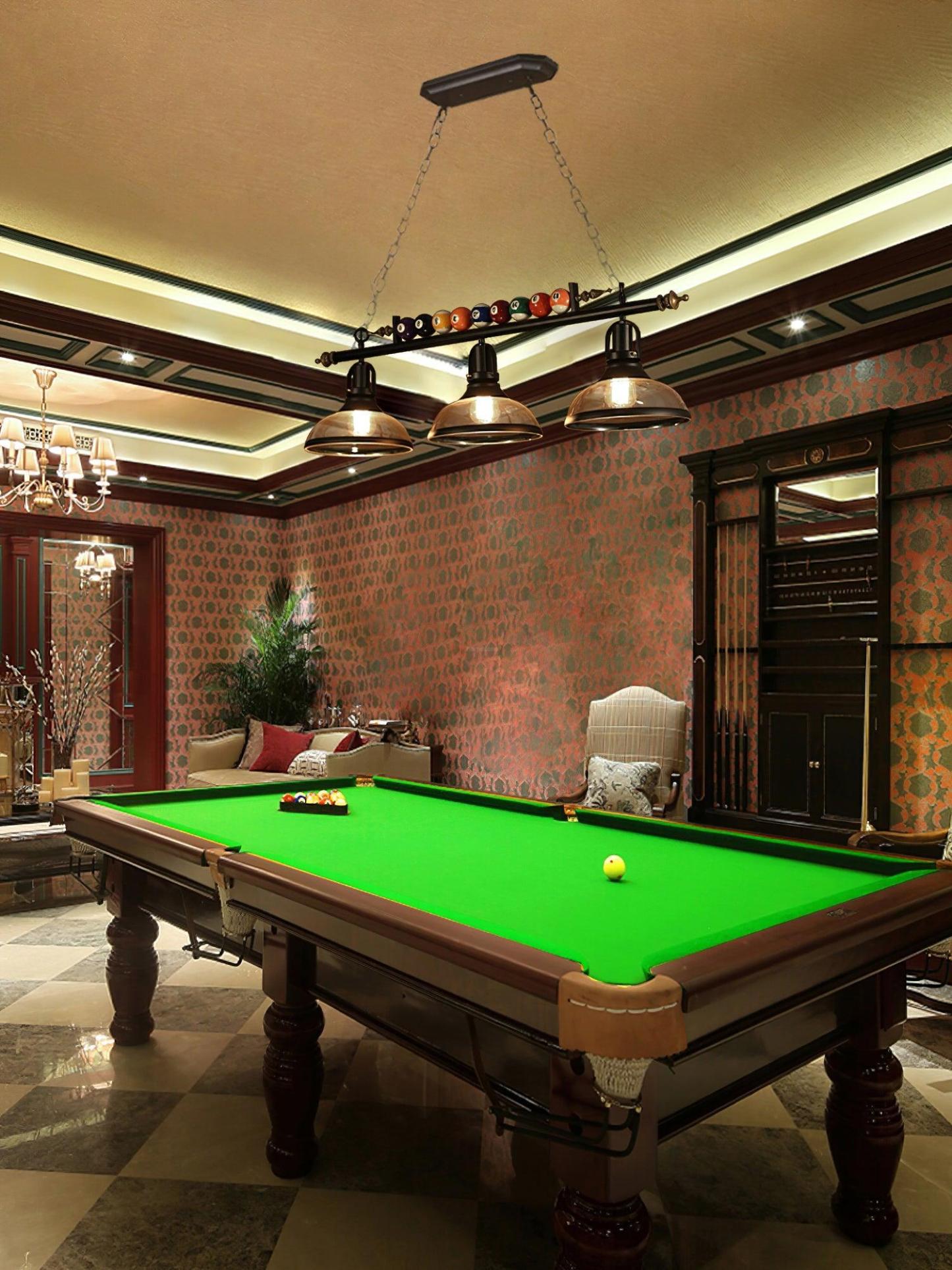 Kasha Billiard Linear Chandelier-Sylvia Space