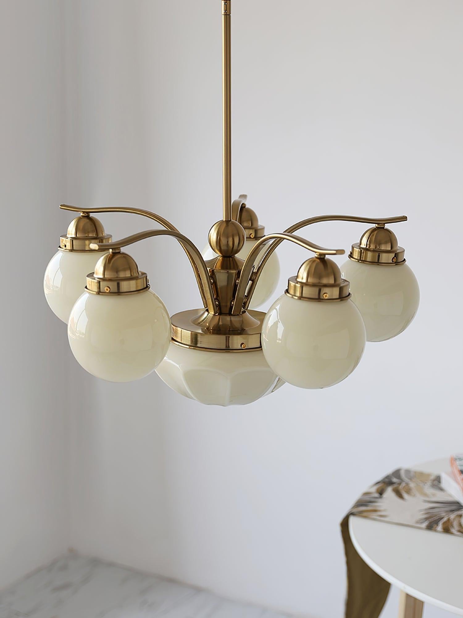 Ryttenberg Chandelier with 4/6 heads-Sylvia Space