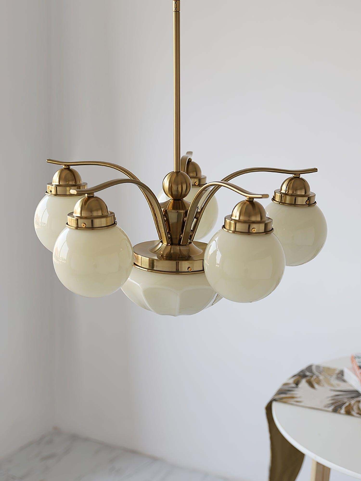 Ryttenberg Chandelier with 4/6 heads-Sylvia Space
