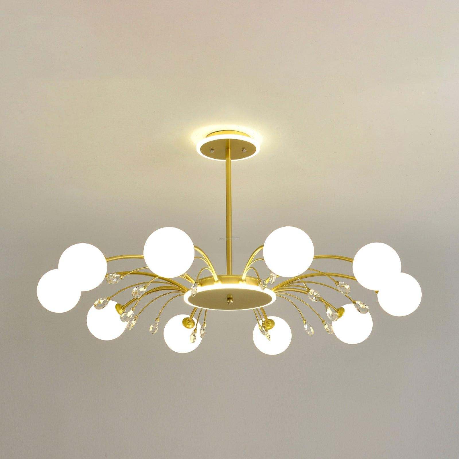 Glamorous Glass Raindrop Chandeliers with 6/8/10/12/16 heads-Sylvia Space