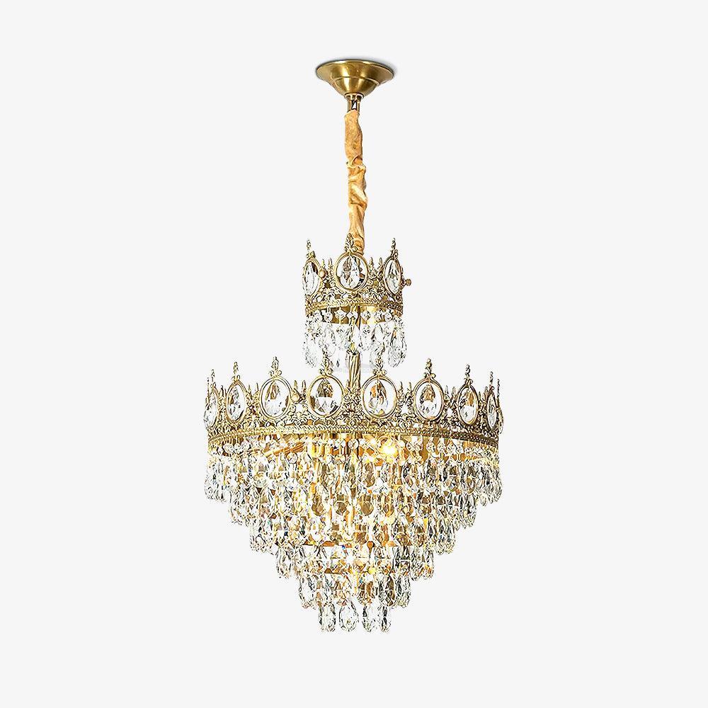 Vintage Crystal Chandelier-Sylvia Space