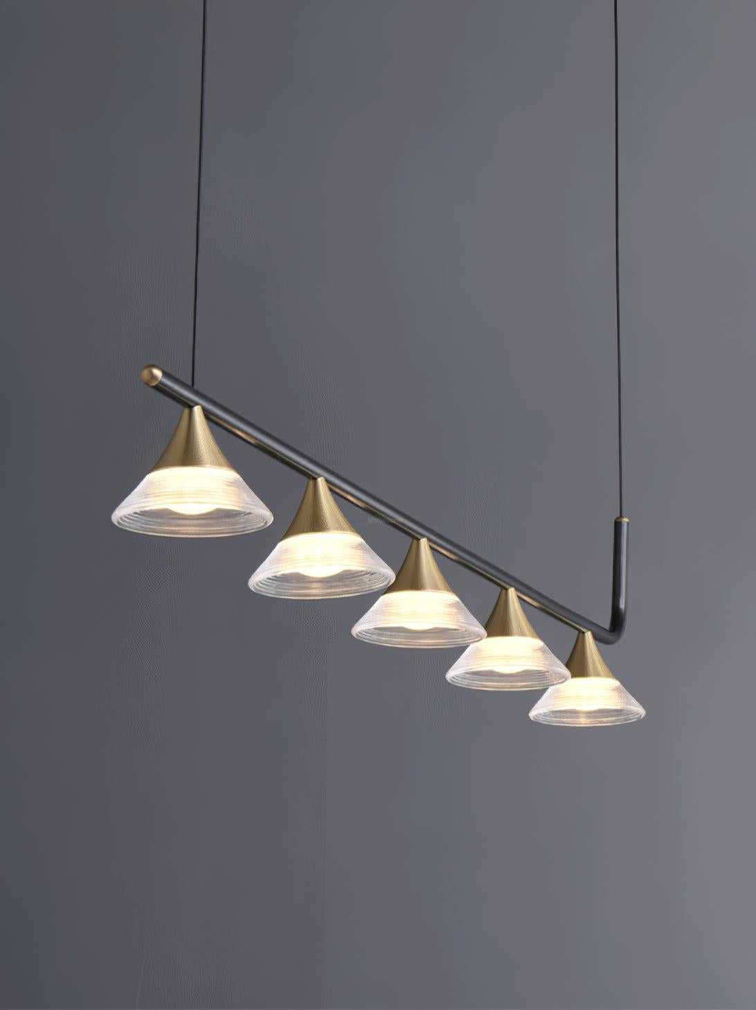 Tristan Restaurant Chandelier L 31.5″-Sylvia Space