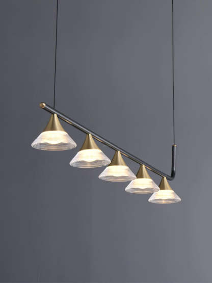 Tristan Restaurant Chandelier L 31.5″-Sylvia Space