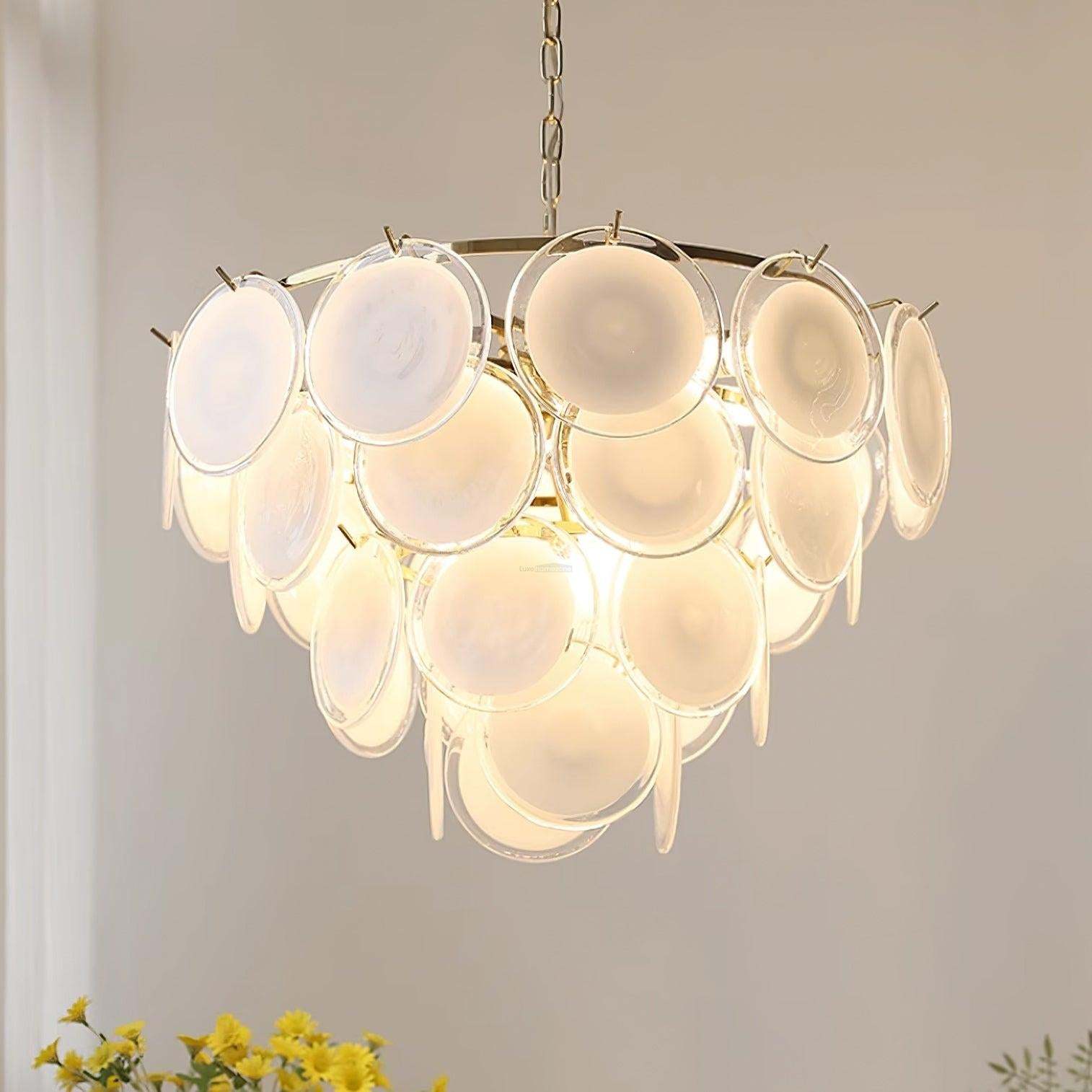 Bettina Murano Chandelier  ∅ 19.6″-Sylvia Space
