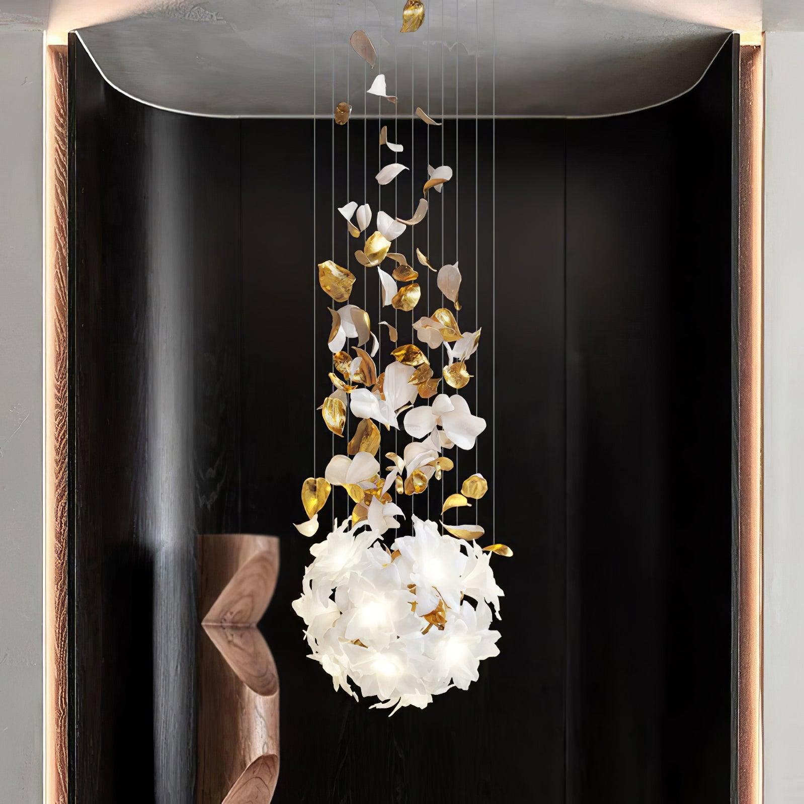 Flying Flowers Fluttering Chandelier with 6 Types-Sylvia Space