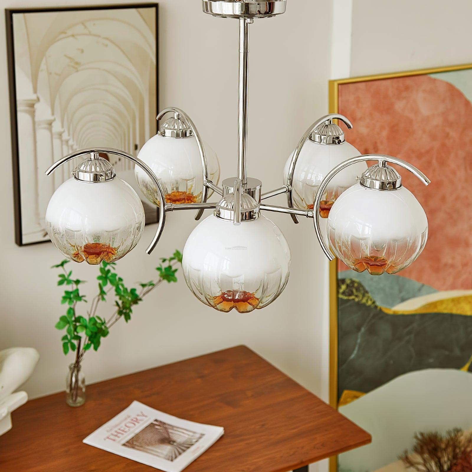 Litchford 5Lt Chandelier Φ 17.3″-Sylvia Space