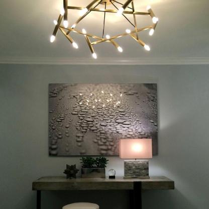 Le Diamant Chandelier with 20 heads-Sylvia Space