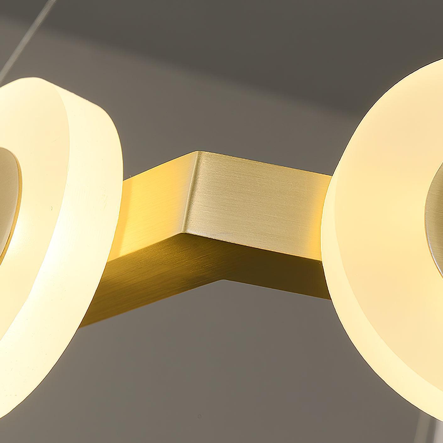 Swirl Chandelier ∅ 27.7″-Sylvia Space