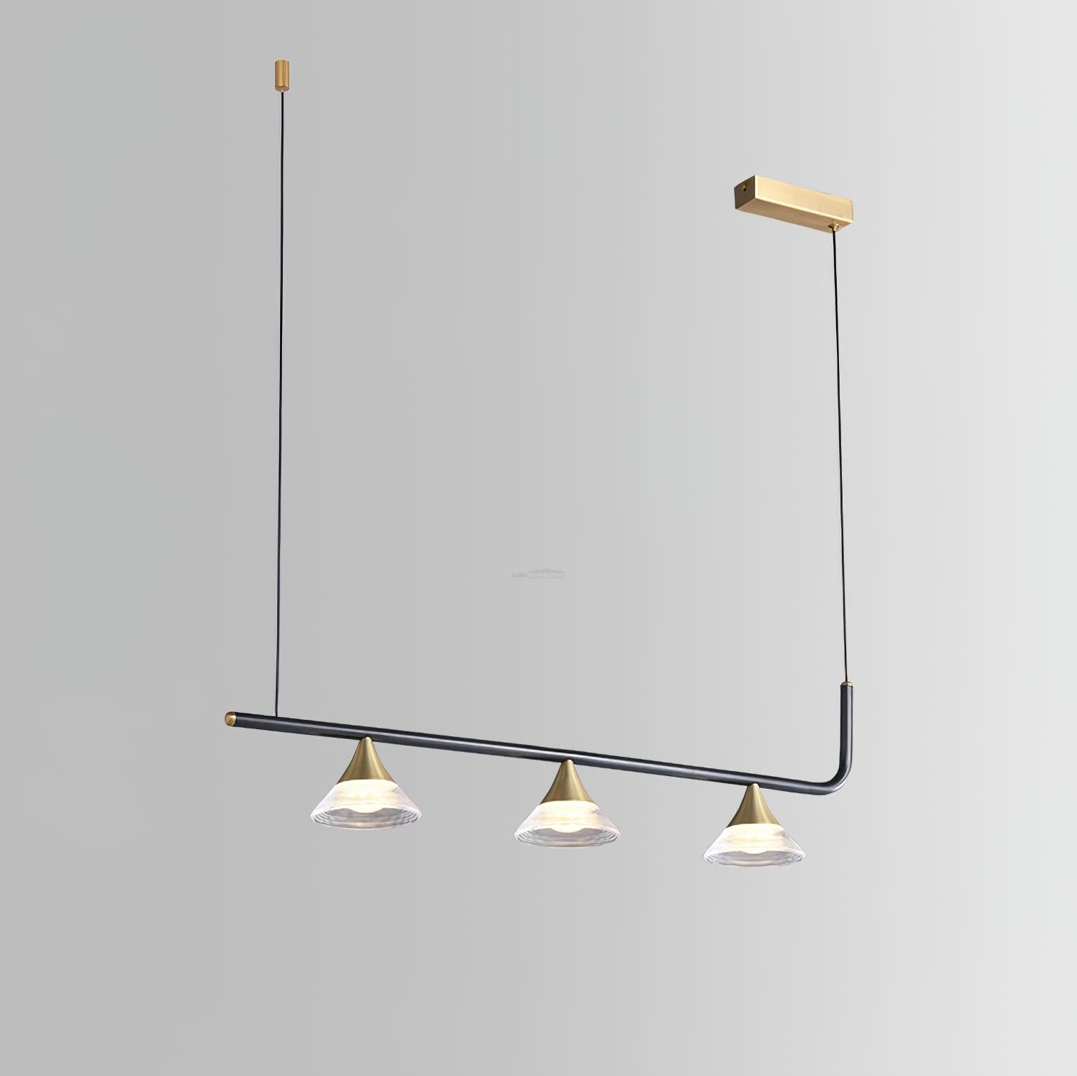 Tristan Restaurant Chandelier L 31.5″-Sylvia Space
