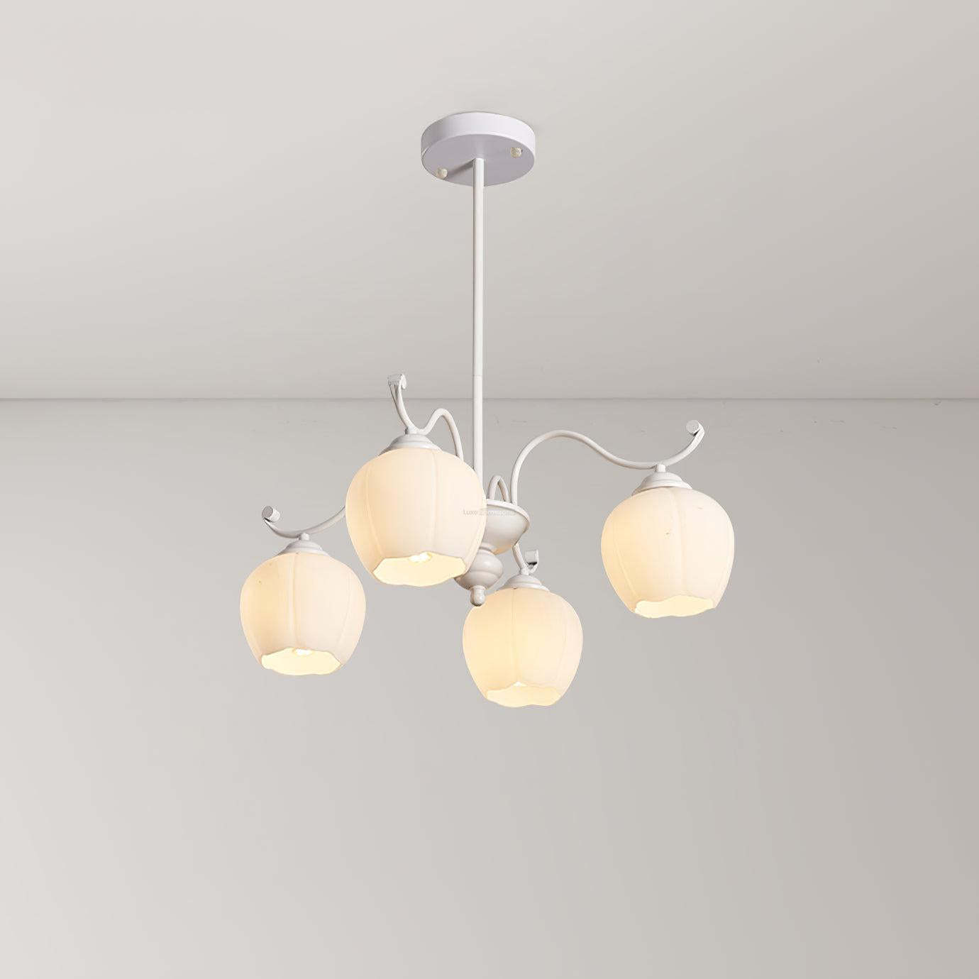 Lomance Lily Chandelier with 4/6/8 heads-Sylvia Space