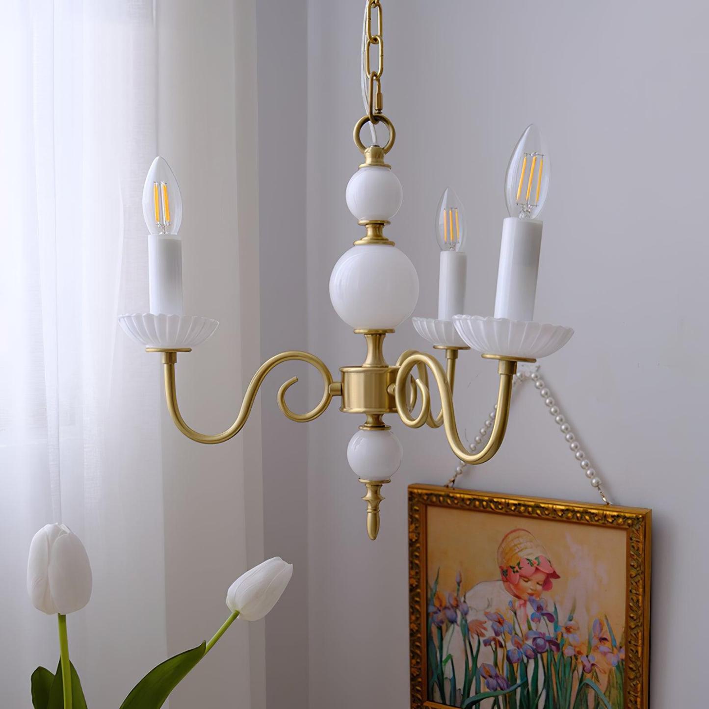 Carlita Chandelier with 3/5 heads-Sylvia Space