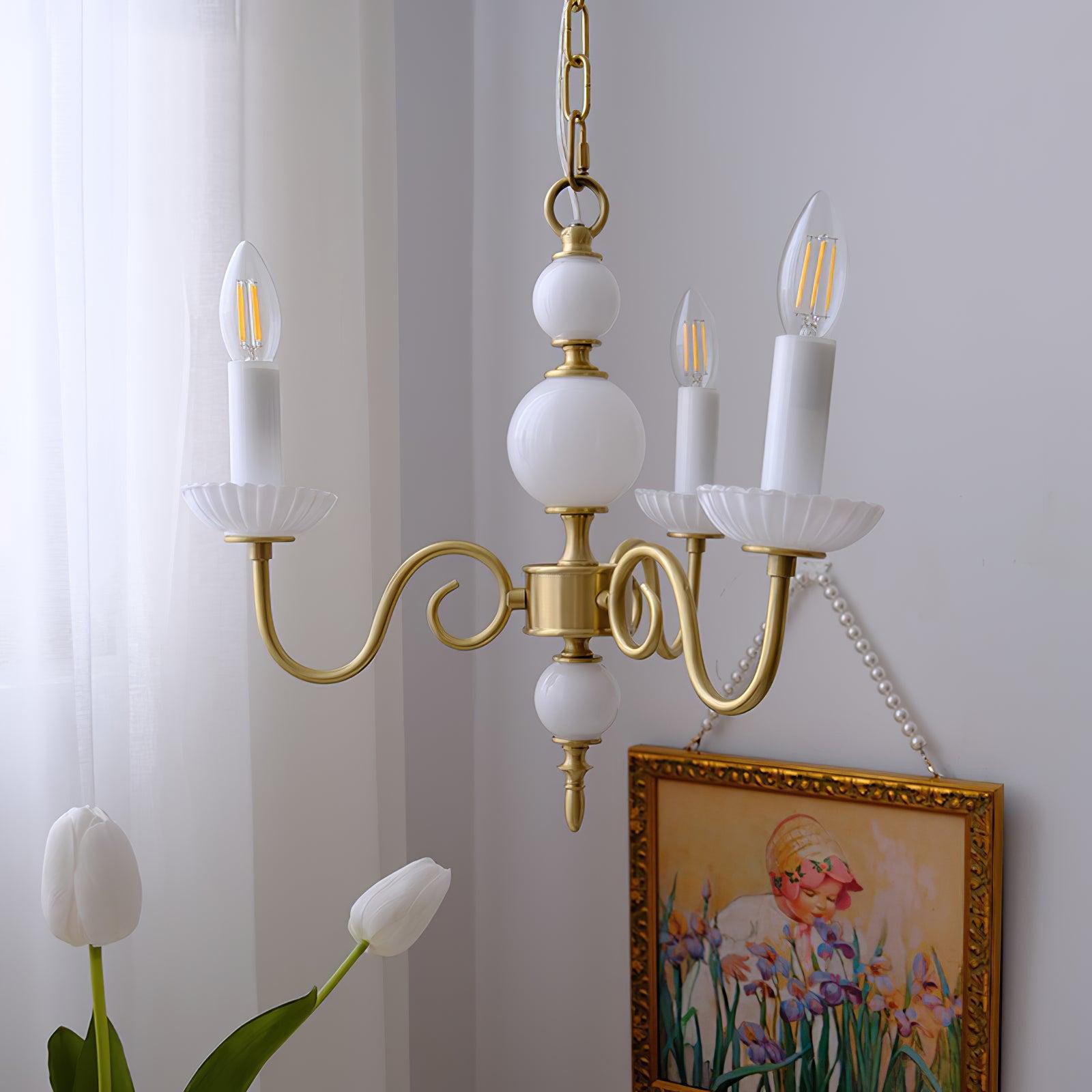 Carlita Chandelier with 3/5 heads-Sylvia Space