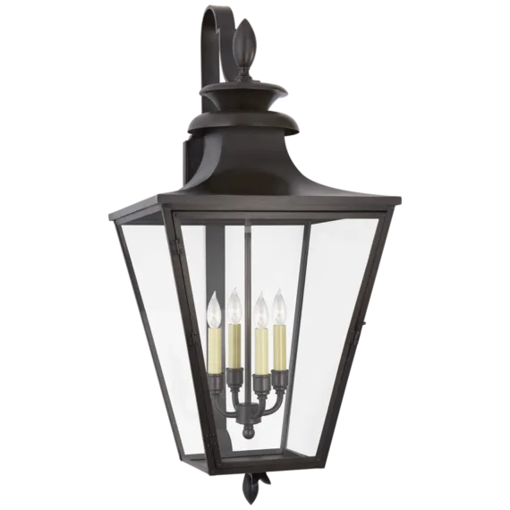 Albermarled Large Bracketed Wall Lantern-Sylvia Space