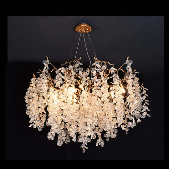 Hedda Branch Crystal Chandelier, High-end Lighting Design-Sylvia Space