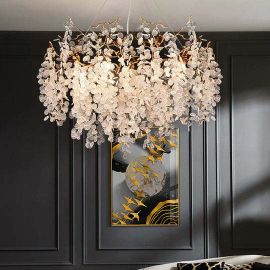 Hedda Branch Crystal Chandelier, High-end Lighting Design-Sylvia Space
