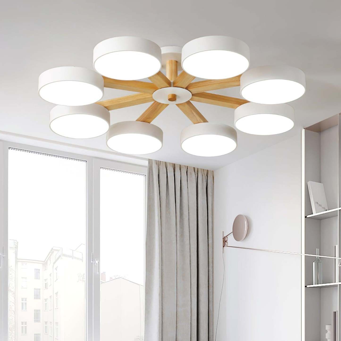 Modern Multi Stem Chandelier with 5/6/8 heads-Sylvia Space