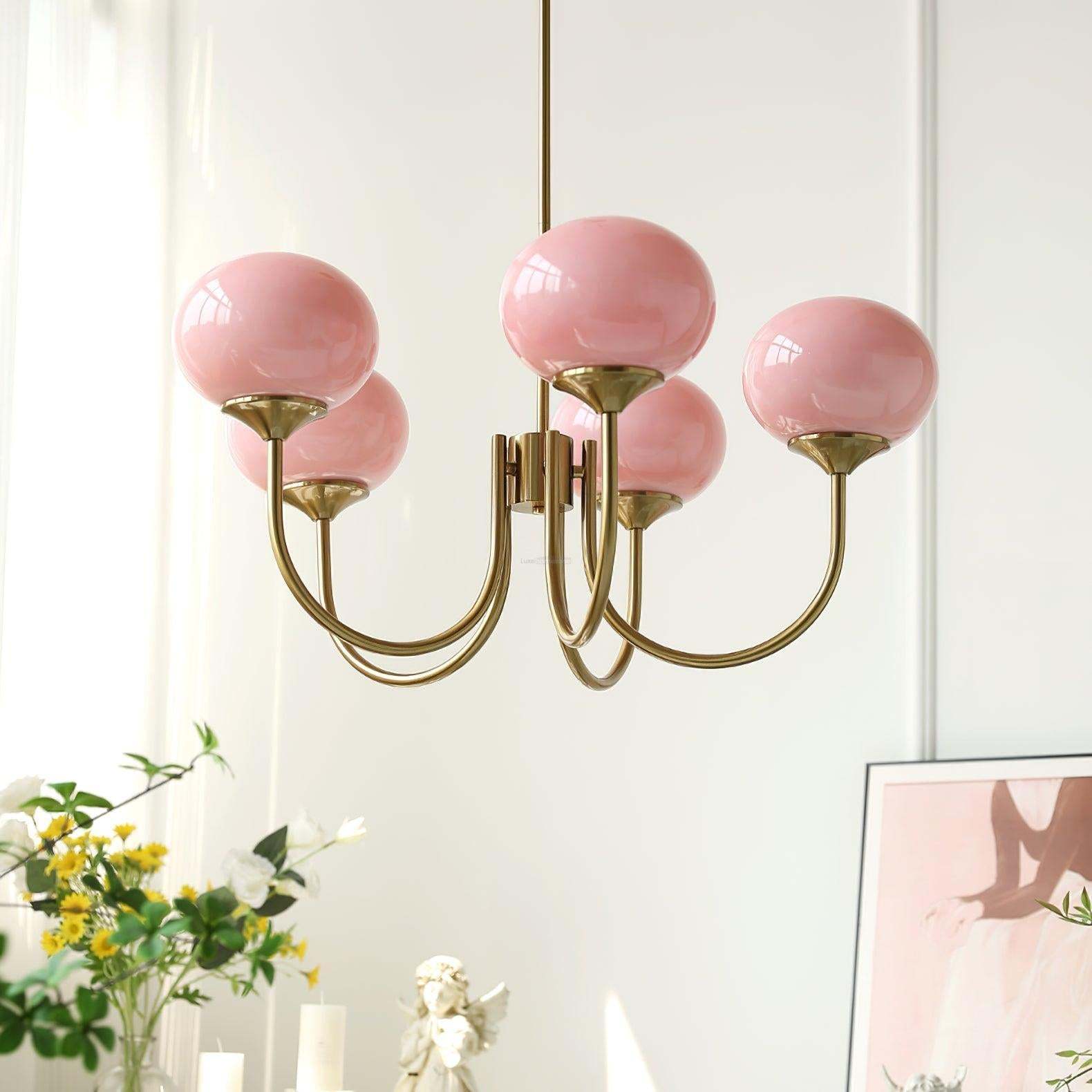 Marshmallow Chandelier 18''  26''-Sylvia Space