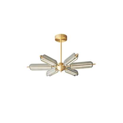 Sputnik Brass Chandelier with 6/8/10 heads-Sylvia Space