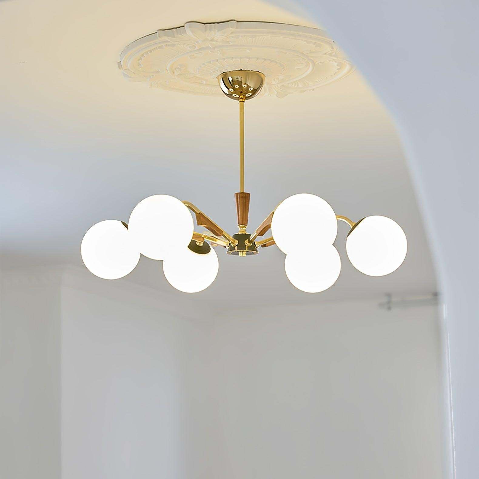 Jeri Sputnik Chandelier with 3/6/8 heads-Sylvia Space
