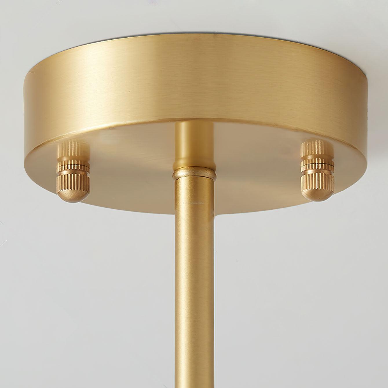 Octagonal Glass Bowl Chandelier with 3/5/8 heads-Sylvia Space