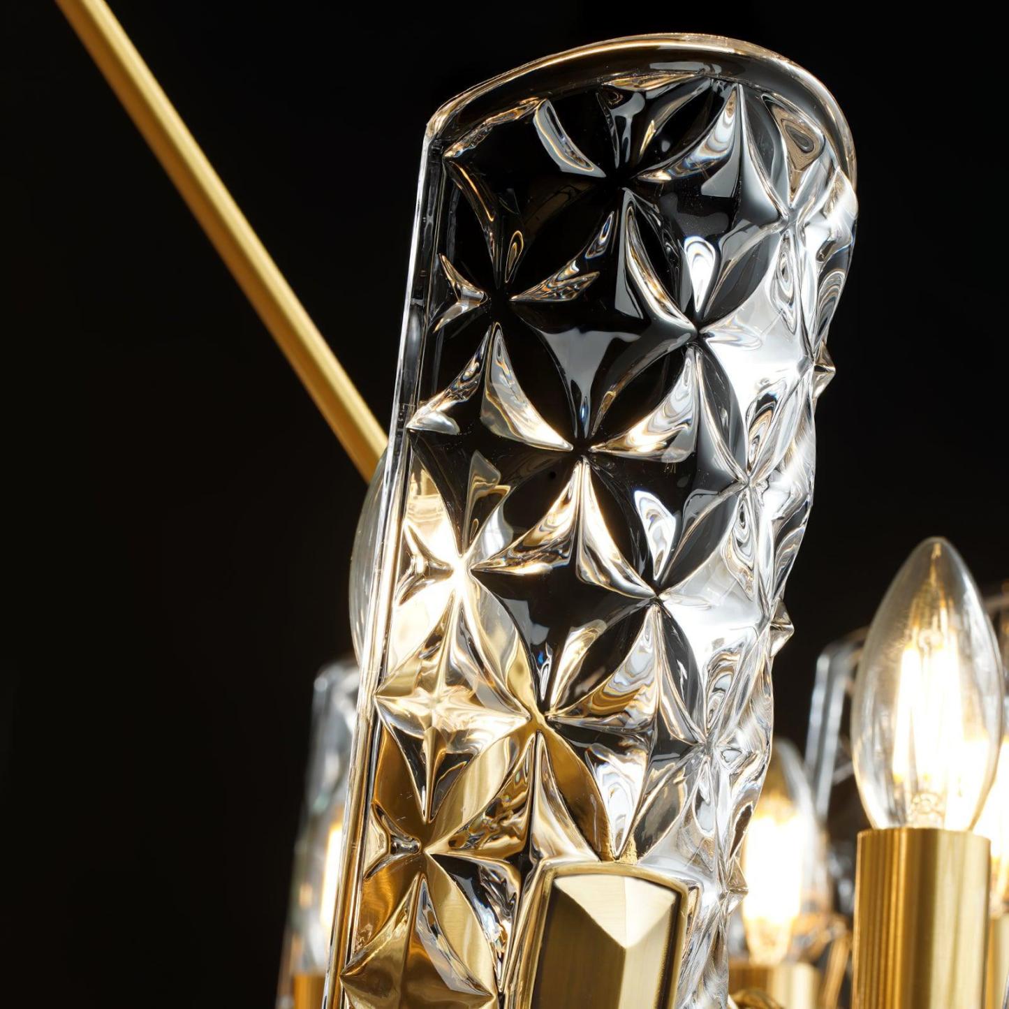 Brass Central Chandelier-Sylvia Space