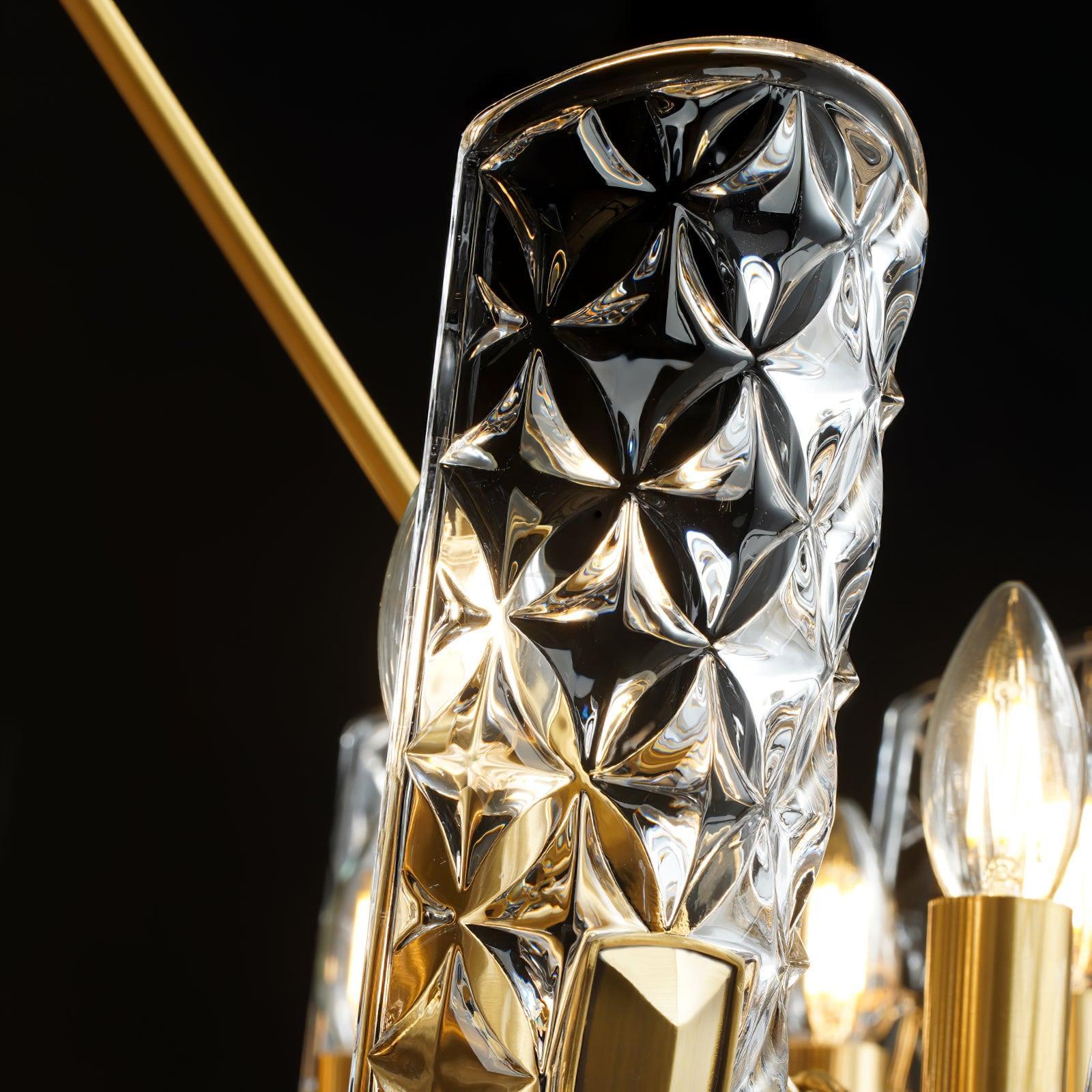 Brass Central Chandelier-Sylvia Space