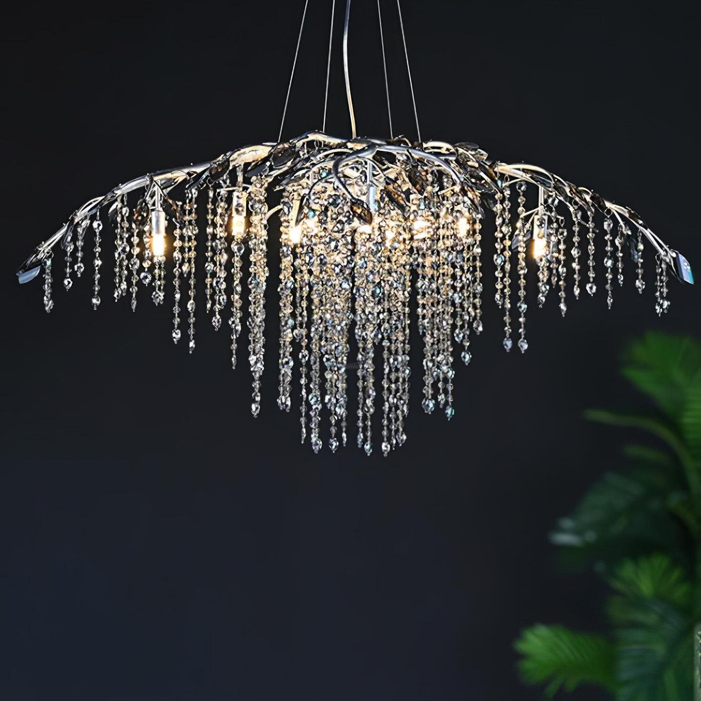 Autumn Twilight Round/Linear Chandelier-Sylvia Space