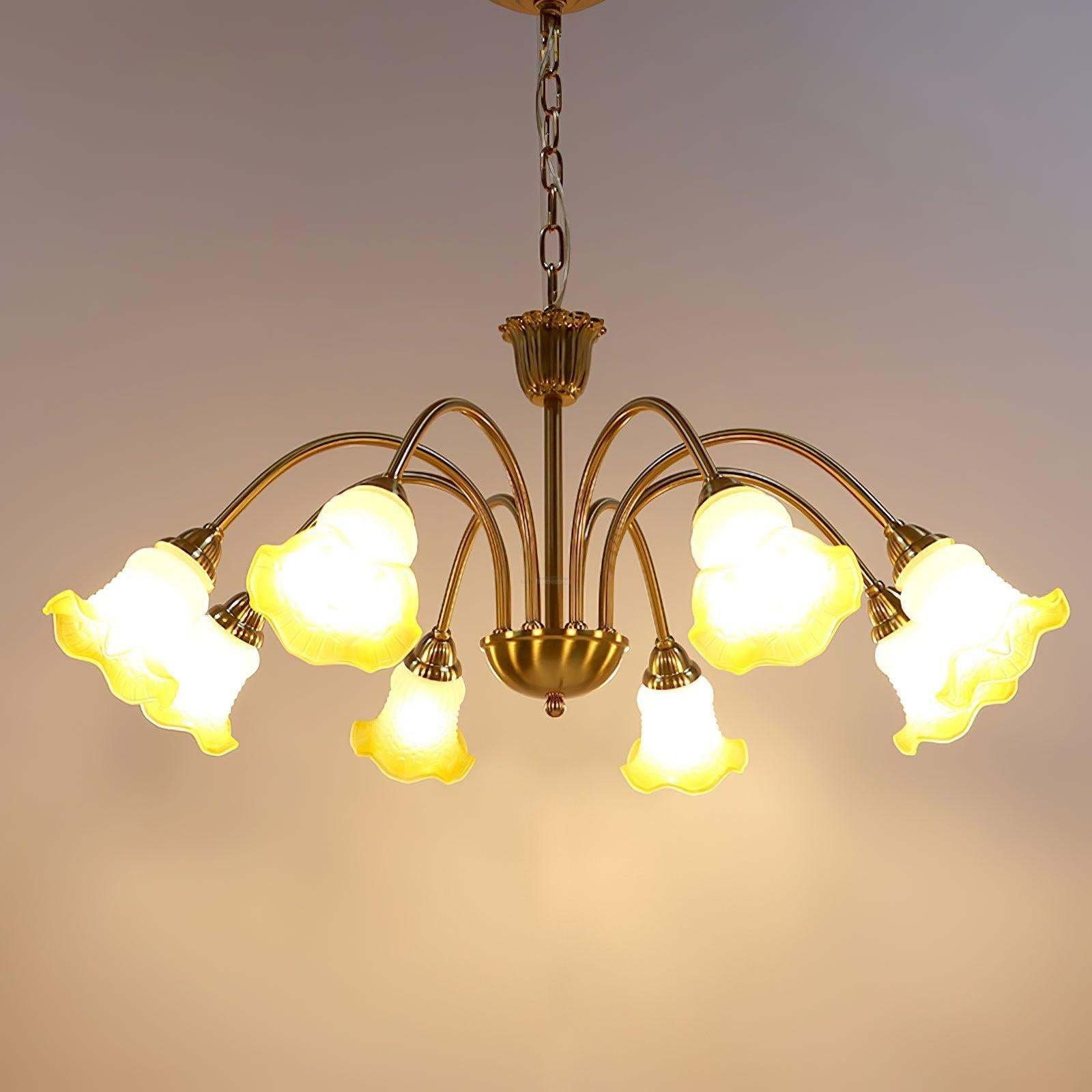 Morning Glory Chandelier ∅ 24.4″-Sylvia Space