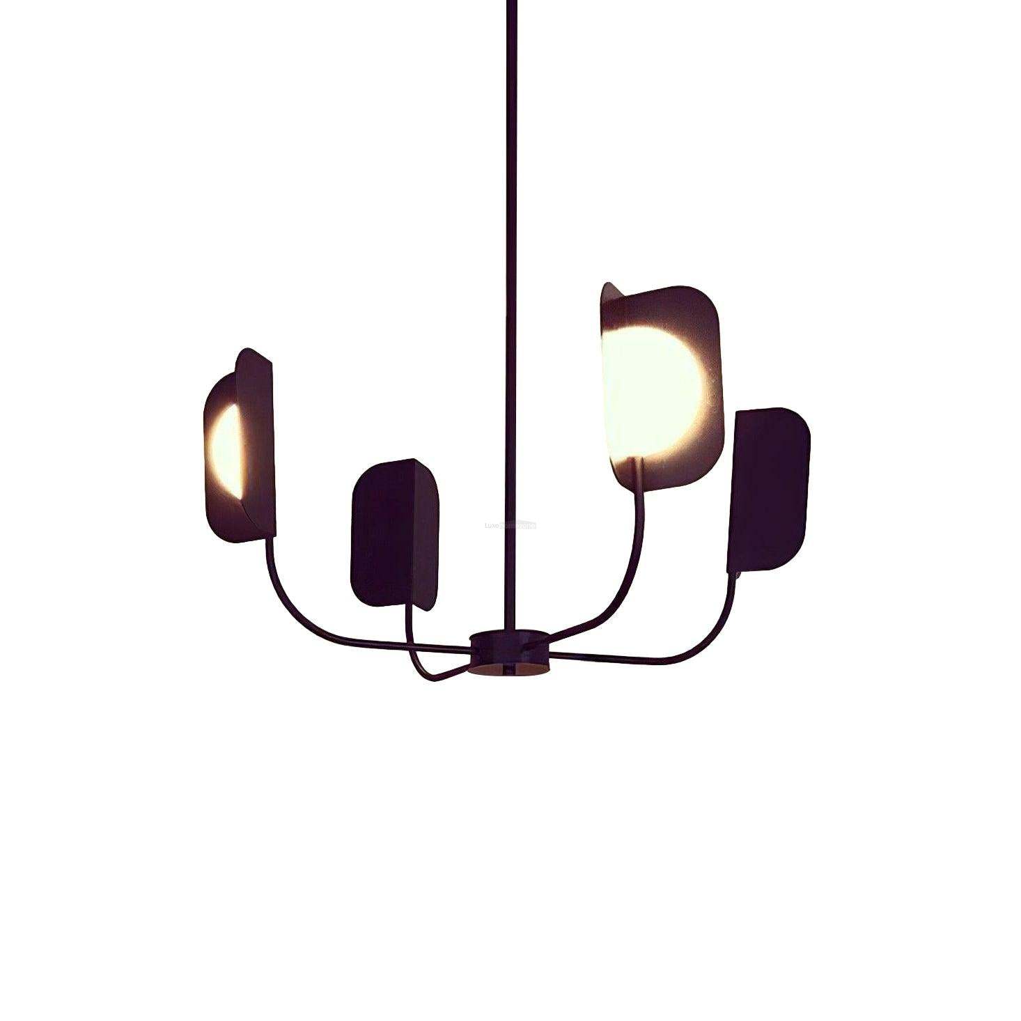 LEAF Chandelier with 4/12/24 heads-Sylvia Space