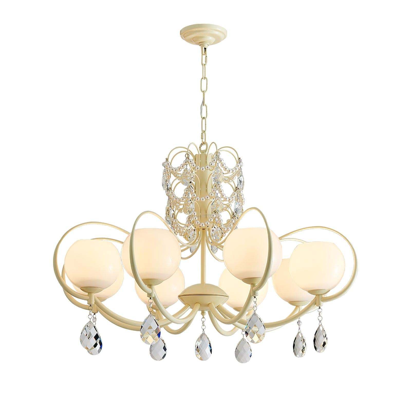 Doria Crystal Chandelier with 6/8/10 heads-Sylvia Space