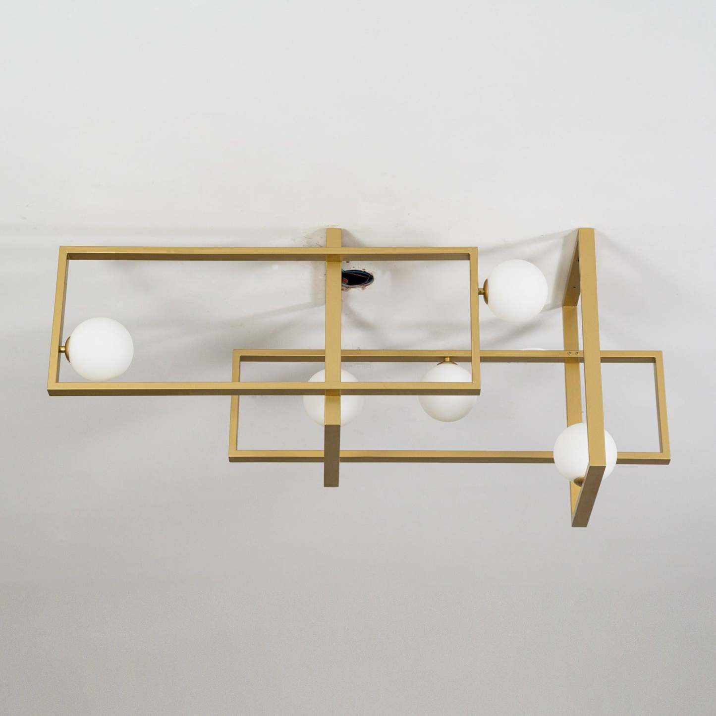 Mondrian Glass Ceiling Light L 47.2″-Sylvia Space