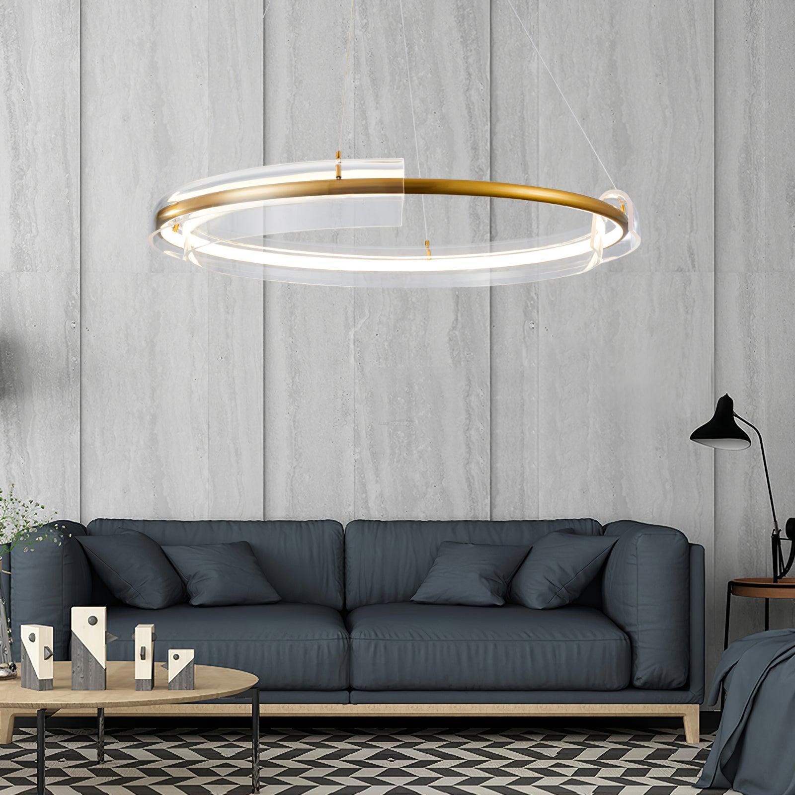 Solstice LED Chandelier ∅ 23.6″-Sylvia Space