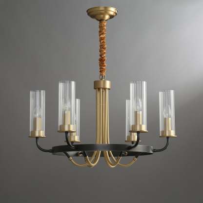 Kearney Chandelier Φ 27.2″-Sylvia Space