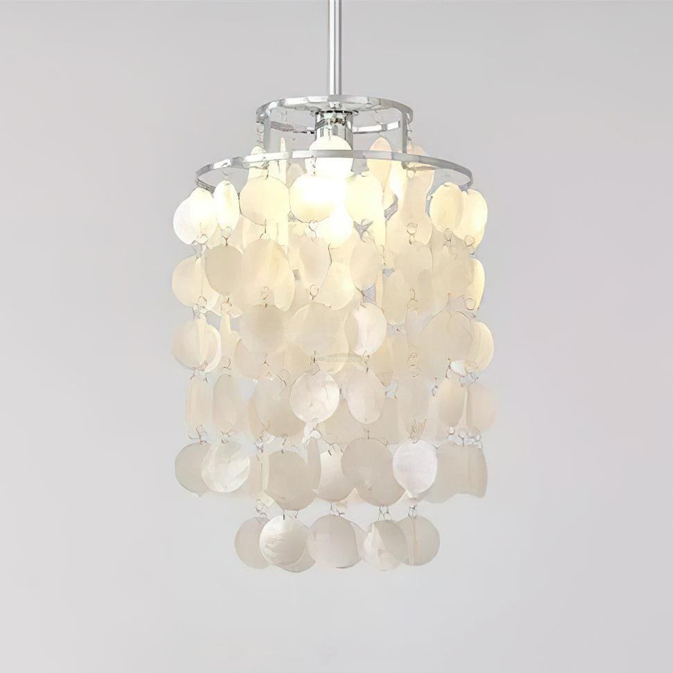 Round Shell Chandelier B with 2/3/4/5 layer-Sylvia Space