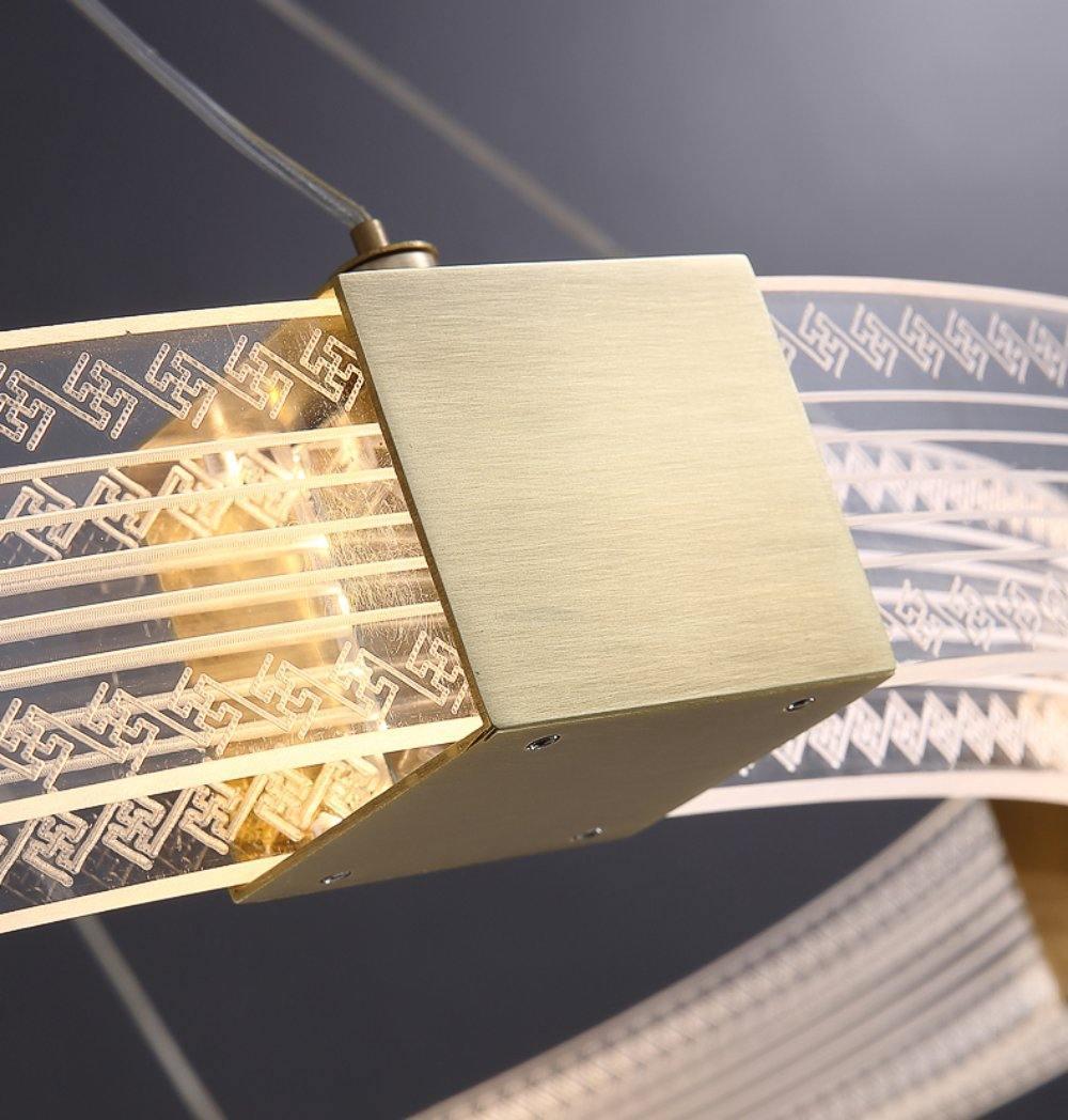 Parallel Ring LED Chandelier ∅ 25.6″-Sylvia Space